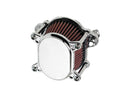 Harley Davidson Sportster [2007-2020]-Omega Glatter Air Filter Chrome-3