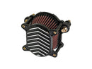 Harley Davidson Sportster [1991-2006] – Omega V-Fin Luftfilter Schwarz-3