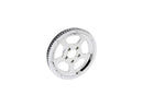 Harley Davidson Touring Hinweis [2000-2006] – 5-Speichen Hinterradriemenscheibe Chrom-1