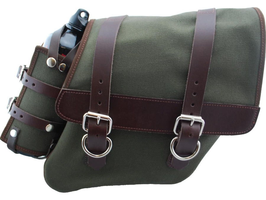 Harley Davidson Dyna [1996-2017]-Canvas solo side pocket with ...