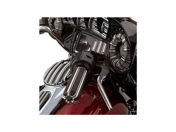 Harley Davidson Touring [2008-2024] – 10-Gauge Griffe Schwarz Eloxiert 1" Gaszug - 0