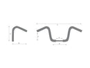 Harley Davidson Sportster [1986-2016] – 10 Bad Ape Hanger Lenker Nicht-Gedimmt 3-Loch-2