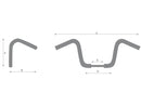 Harley Davidson Sportster [1986-2016] – 12 Bad Ape Hanger Lenker Nicht Gekerbt 3-Loch-3