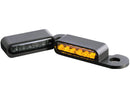 Harley Davidson FXSBSE [2013-2014]-OEM hand control LED indicator black anodized-1