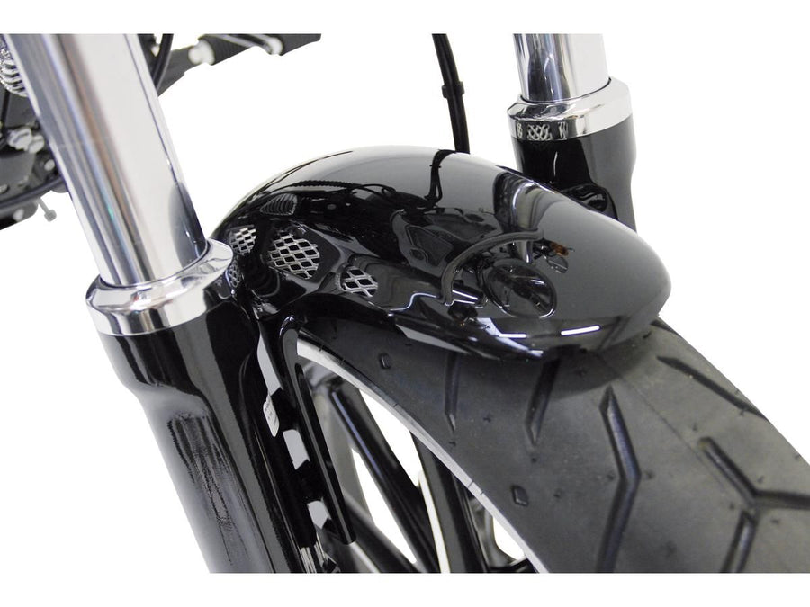 Harley Davidson FXSBSE [2013-2014] – Custom V2 Vorderradschutzblech Glanzschwarz 16"