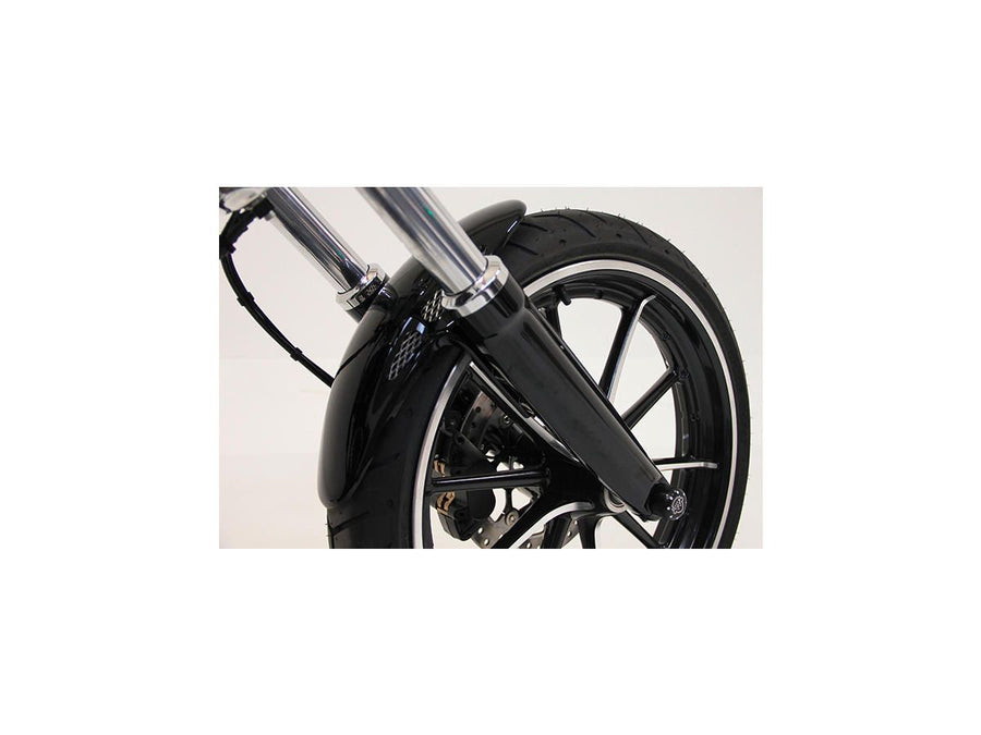 Harley Davidson FXSBSE [2013-2014] – Custom V2 Vorderradschutzblech Glanzschwarz 16"