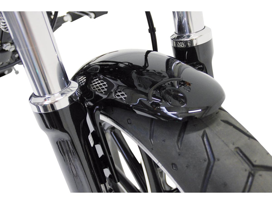 Harley Davidson FXSBSE [2013-2014] – Custom V2 Vorderradschutzblech Glanzschwarz 16"