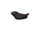 Harley Davidson Dyna [2006-2017] – Bob Job Boss Diamond Sitz Schwarz Vinyl-4