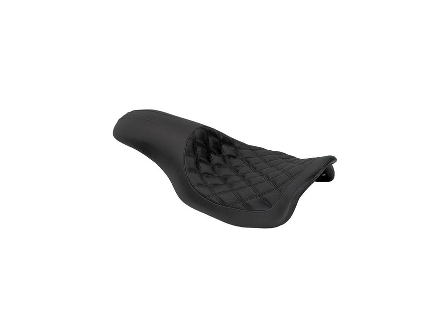 Harley Davidson Touring [2008-2025] – 2-Up Boss Diamond Sitz Schwarz Vinyl