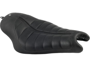 Harley Davidson Sportster [2004-2020]-Enzo Horizontal Solositz Schwarz Vinyl