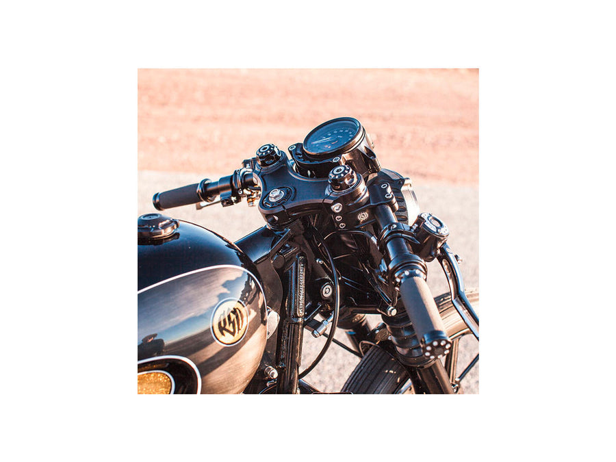 Harley Davidson Sportster [1988-2020]-Clip-on handlebar for 39mm fork pipes, generous