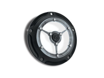 Harley Davidson Dyna [1999-2017]-Clarity Derby Cover 5-hole Black Ops
