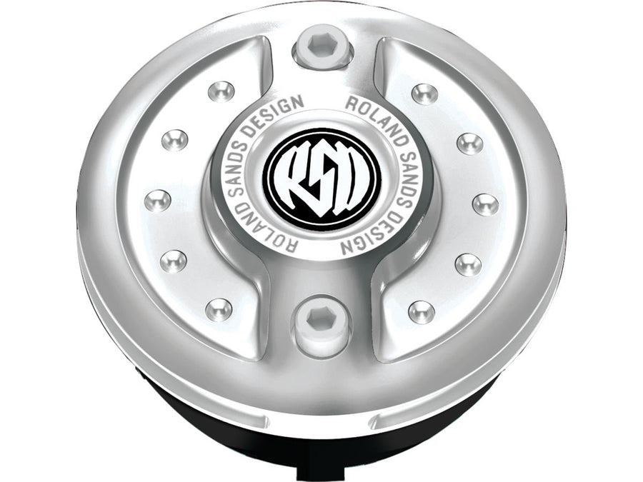 Harley Davidson Dyna [1996-2017] – Radialer Kraftstoffanzeige-Deckel Chrom