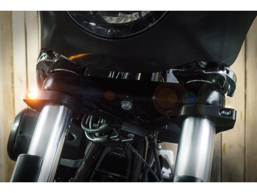 Harley Davidson mm fork tubes [1954-1956] – ZC-Line Micro LED Blinker Schwarz