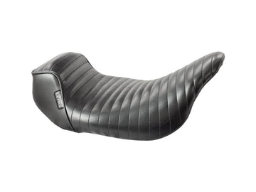 Harley Davidson Touring [2008-2025] – Ritzel Gefaltete Naht Sitz Schwarz Vinyl