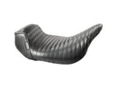 Harley Davidson Touring [2008-2025]-pinion folded seam seat black vinyl-3