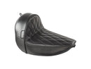 Harley Davidson FLS [2016-2017]-Stubs Diamond Stitch Seat Black Vinyl-3