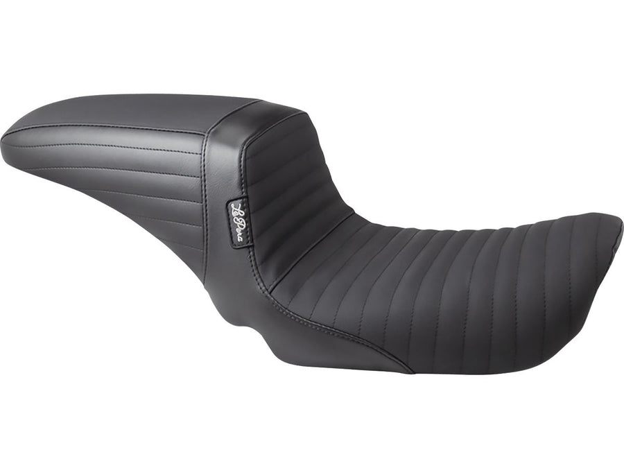 Harley Davidson Dyna [2006-2017] – Kickflip Sitz Gefaltete Naht Griffband Schwarz