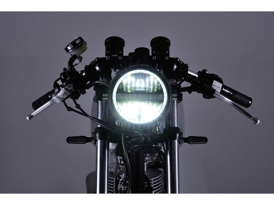 Harley Davidson - Neo Vintage 5 3/4 "headlight matt black powder -coated