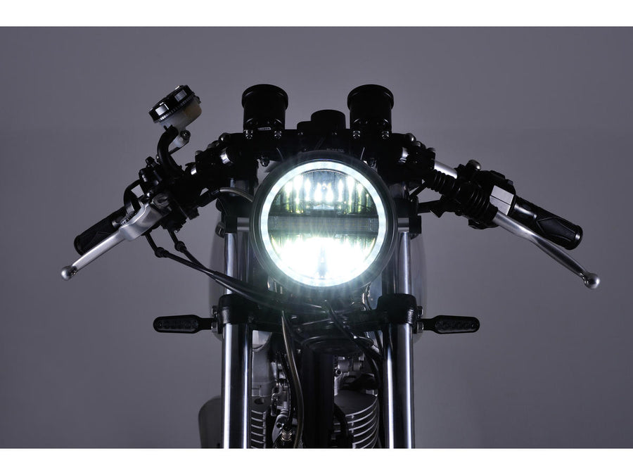 Harley Davidson - Neo Vintage 5 3/4 "headlight matt black powder -coated