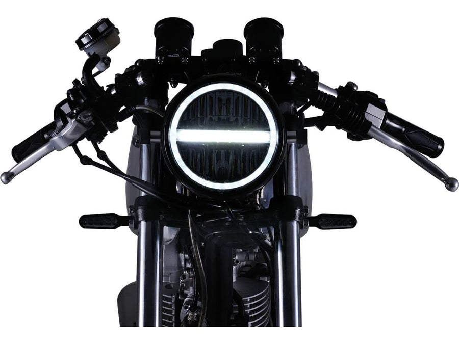 Harley Davidson - Neo Vintage 5 3/4 "headlight matt black powder -coated