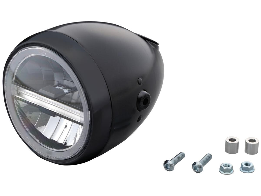 Harley Davidson - Neo Vintage 5 3/4 "headlight matt black powder -coated
