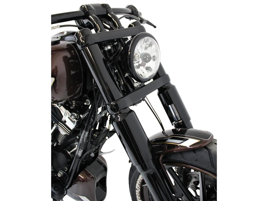 Harley Davidson FXSBSE [2013-2014] – Untere Gabelabdeckung Schwarz Glanz