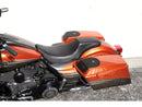 Harley Davidson Touring [2009-2025]-Gunfighter smooth seat black synthetic leather-6