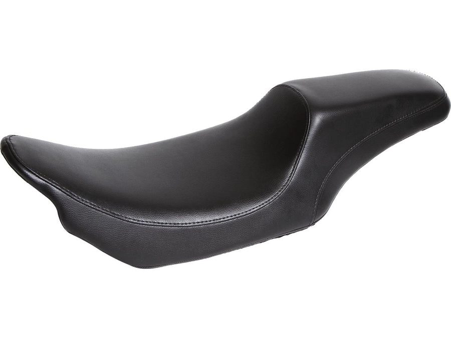 Harley Davidson Touring [2009-2025]-Gunfighter smooth seat black synthetic leather