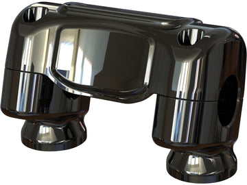 Harley Davidson Softail [2018-2025]-speedometer holder 1 "clamp diameter glossy black 1" - 0