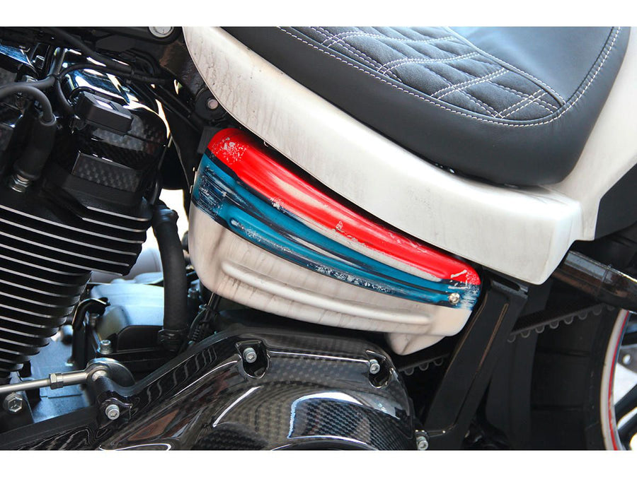 Harley Davidson FLSL [2018-2021] – Renn-Seitenverkleidung geschlitzt Schwarz Glanz