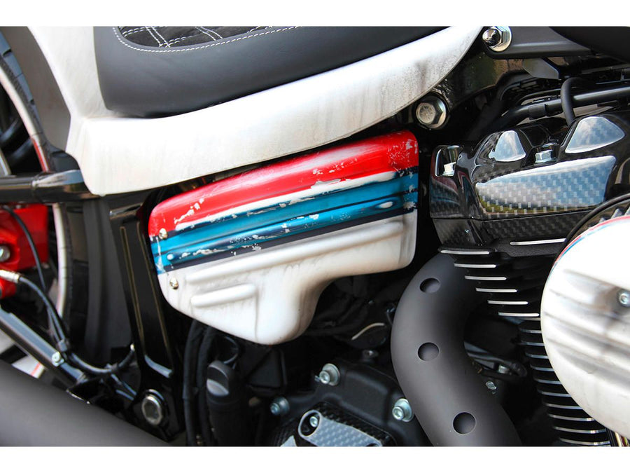 Harley Davidson FLSL [2018-2021] – Renn-Seitenverkleidung geschlitzt Schwarz Glanz