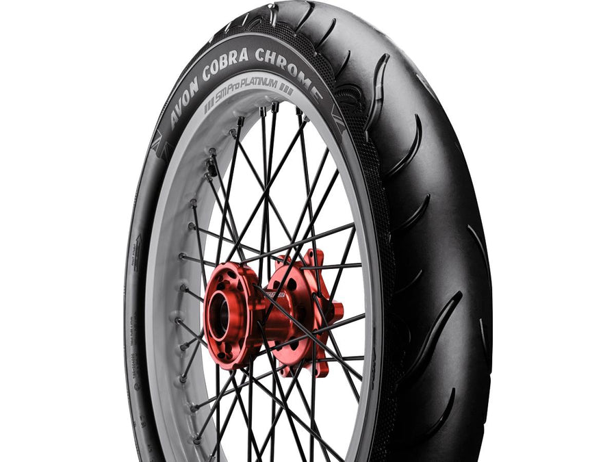Harley Davidson – Cobra Chrom Reifen 120/70-19 (60W) Schwarze Wand