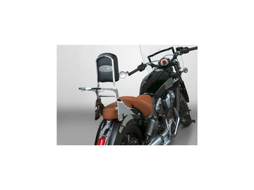 Harley Davidson Scout [2015-2024]-Paladin backrest luggage rack chrome - 0
