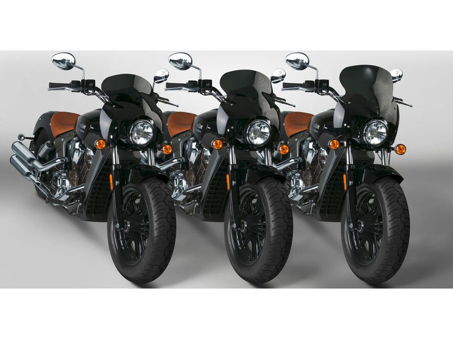 Harley Davidson Scout [2015-2024] – Wave QR® Schnellwechsel-Windschutzscheibe Höhe: