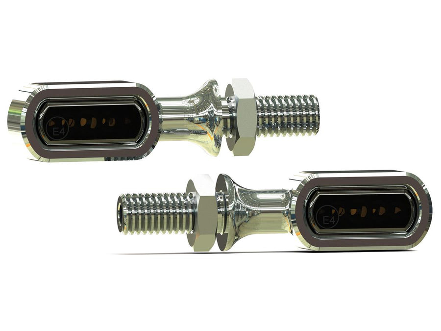 Harley Davidson - stripes Led turn signal/rear light/brake light aluminum polished smoke