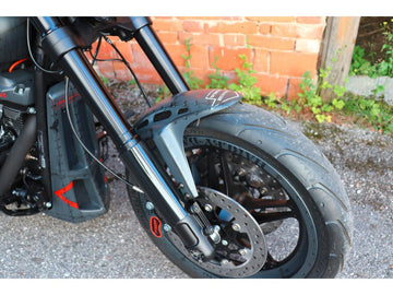 Harley Davidson FXDRS 114 [2019-2020] – Untere Gabelabdeckung Schwarz Glanz - 0