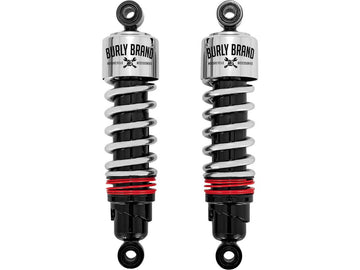 Harley Davidson Sportster [2004-2020]-Slammer plus twin shocks chrome 11.5 "