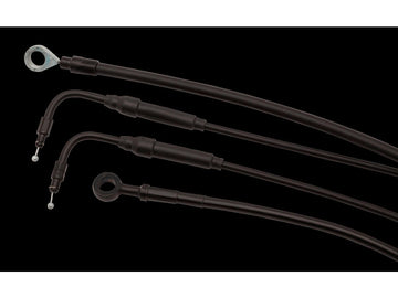 Harley Davidson FLHR [1997-1999] – 16" Gorilla Bar Kabelsatz Schwarz Vinyl Nicht-ABS - 0