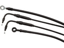 Harley Davidson Flhtcui [1997-1999]-13 "excavator bar cable set stainless steel clear-2