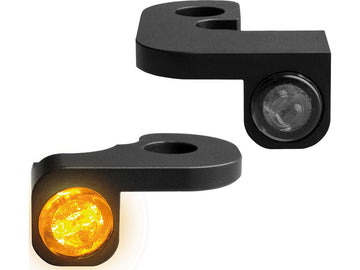 Harley Davidson Sportster [1990-2003]-Nano series Led Blinker Black Anodized - 0