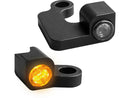 Harley Davidson Sportster [2004-2013] – NANO Series LED Blinker Schwarz Eloxiert-2