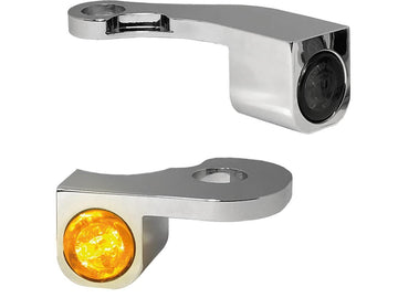 Harley Davidson Softail [2015-2017] – NANO Serie LED Blinker Chrom Rauch LED - 0