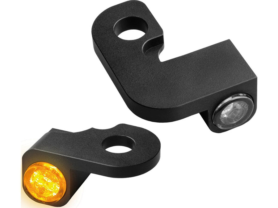 Harley Davidson Touring Note [1990-2008]-Nano series Led Blinker Black Anodized