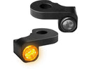 Harley Davidson Fxdls [2016-2017]-Nano series Led Blinker Black Anodized Smoking glass-2