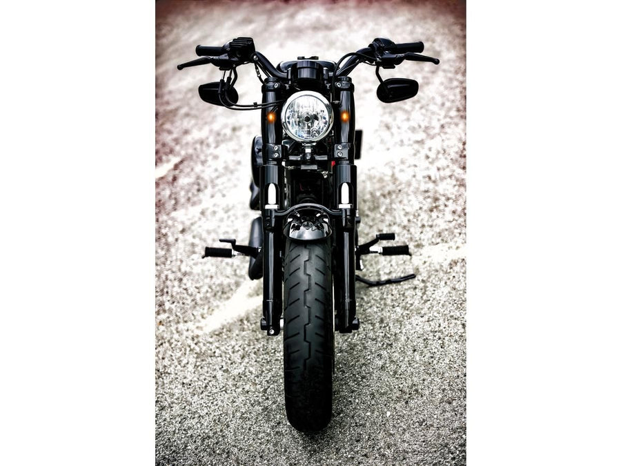 Harley Davidson XL1200X [2016-2020]-Athene fork tube covers at the top
