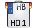 Harley Davidson-All-Inn 2.0 license plate holder base plate with-15