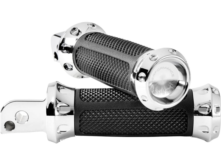 Harley Davidson Softail [2018-2025] – Overdrive Sozius Fußrasten Chrom