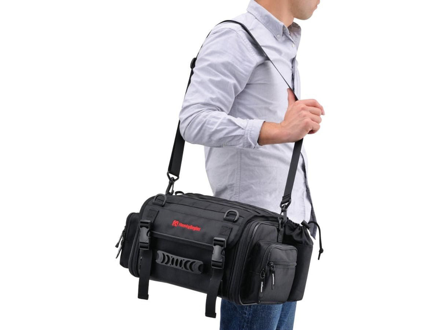Harley Davidson – Erweiterbare Sitztasche mit variablem Volumen von 20 - 26 l Schwarz