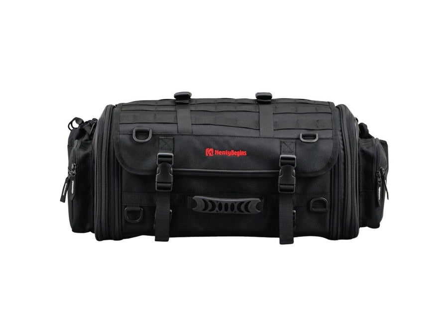 Harley Davidson – Erweiterbare Sitztasche mit variablem Volumen von 33 - 42 l Schwarz